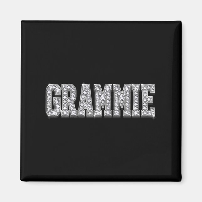 Grammie Ever Bling Design Love Magnet (Front)