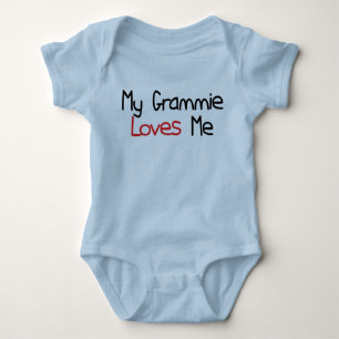 Grammie Loves Me Baby Bodysuit