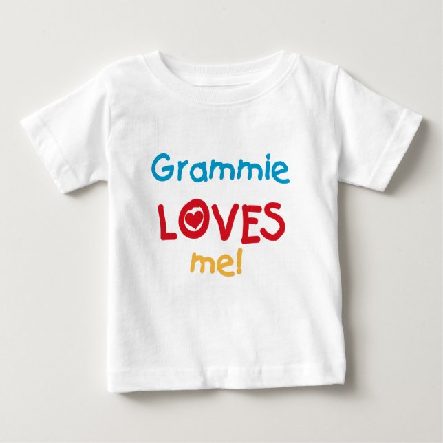 Grammie Loves Me T-shirts and Gifts (Front)