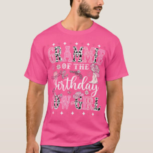 Grammie Of The Birthday Cowgirl Rodeo Cowgirl Birt T-Shirt