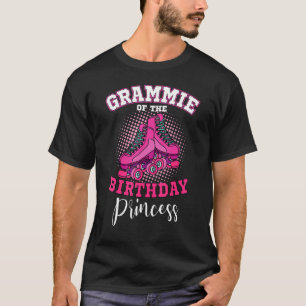 Grammie Of The Birthday Princess Roller Skates Ska T-Shirt