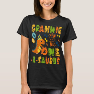 Grammie Of The One-a-saurus 1st Birthday Dinosaur T-Shirt