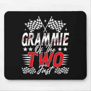 Grammie Of The Two Fast Second Birthday Racing Car Mouse Pad