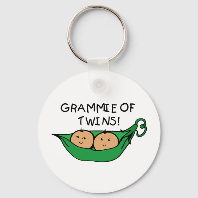  Grammie of Twins Pod Key Ring (Front)