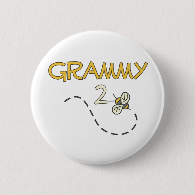 Grammy 2 Bee 6 Cm Round Badge (Front)