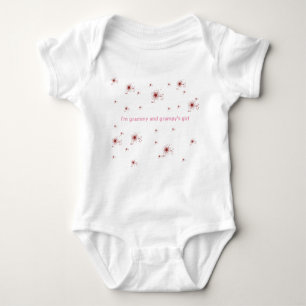Grammy and Grampy's Girl Baby Bodysuit