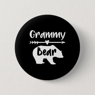 Grammy Bear Shirt Gift For Grandma 6 Cm Round Badge