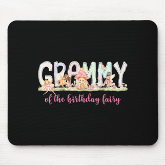 Grammy Birthday Fairy Girl Magical Design Mouse Pad