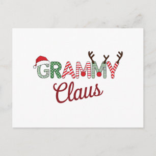 Grammy Claus Christmas Grandma Gift Xmas Postcard