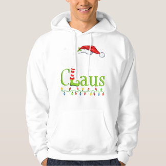 Grammy Claus Funny Family Santa Pyjamas Hoodie