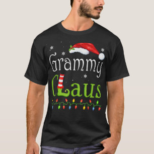Grammy Claus Funny Family Santa Pyjamas T-Shirt