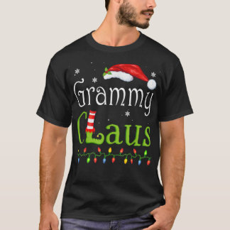 Grammy Claus Funny Family Santa Pyjamas T-Shirt