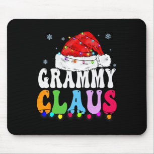 Grammy Claus Funny Xmas Family Matching Grandma Ch Mouse Pad
