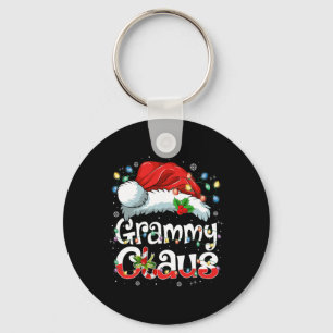 Grammy Claus Xmas Santa Matching Family Christmas  Key Ring