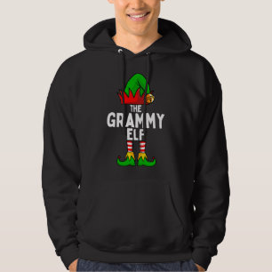 Grammy Elf Matching Family Christmas Hoodie