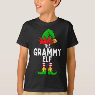 Grammy Elf Matching Family Christmas T-Shirt