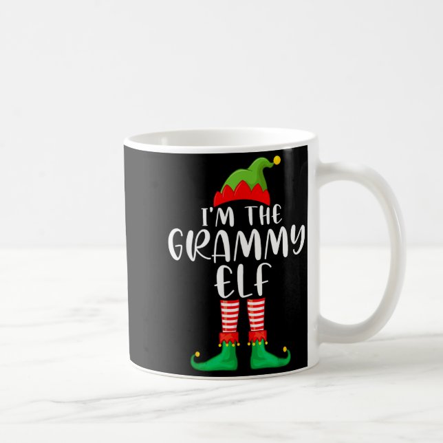 Grammy Elf Matching Family Group Christmas Party P Coffee Mug (Right)