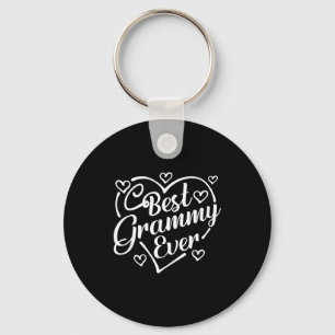 Grammy ever shirt funny heart shape mother's day  key ring