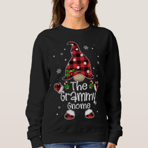 Grammy Gnome Red Plaid Matching Family Christmas P Sweatshirt