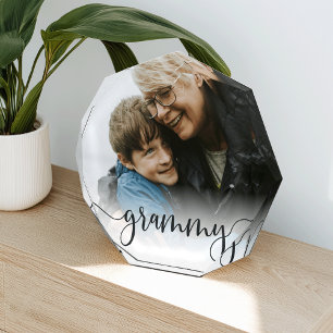Grammy Grandma Script Overlay Photo Block