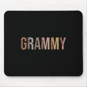 Grammy Leopard Print Mum Cute Mothers Day Funny Gr Mouse Pad