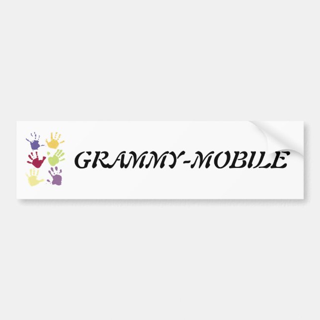 GRAMMY-MOBILE BUMPER STICKER (Front)