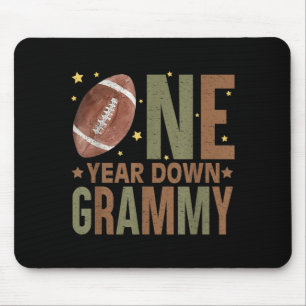 Grammy Of The 1 Year Old Football Birthday Boy Mouse Pad