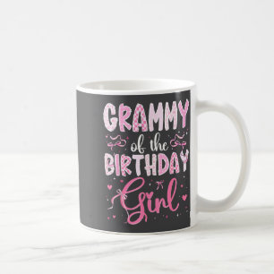 Grammy Of The Birthday Girl Matching Nk Coquette B Coffee Mug