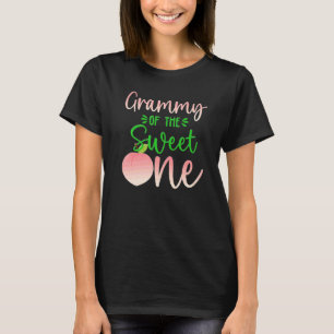 Grammy Of The Birthday One Peach 1st Summer Fruit  T-Shirt