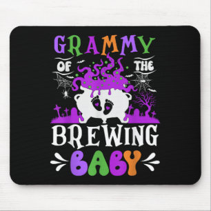 Grammy Of The Brewing Baby Grandma To Be Halloween Mouse Pad