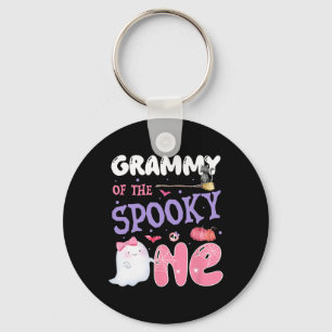 Grammy Of The Spooky One 1st Birthday Halloween Pi Key Ring