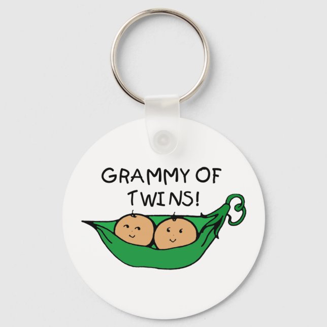  Grammy of Twins Pod Key Ring (Front)