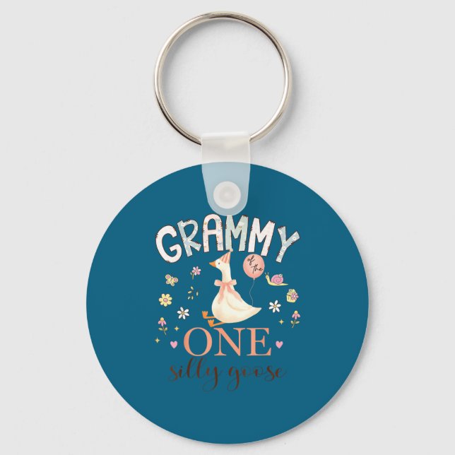 Grammy One Silly Goose 1st Key Ring (Front)