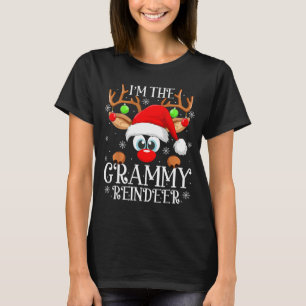 Grammy Reindeer Christmas Family Matching Group Fu T-Shirt
