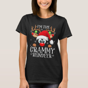 Grammy Reindeer Christmas Family Matching Group Fu T-Shirt
