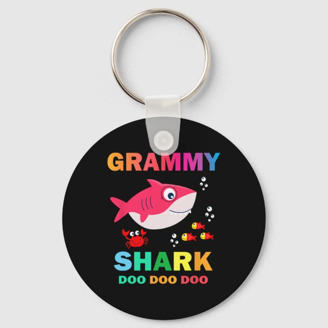 Grammy Shark  Key Ring (Front)