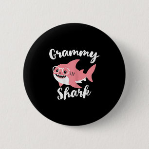 Grammy Shark Mother's Day Grandma Funny 6 Cm Round Badge