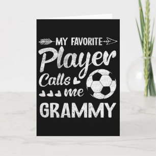 Grammy Soccer My Favourite Player Calls Me Grammy Card