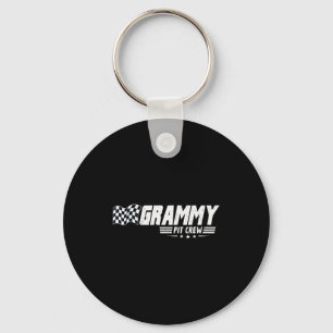 Grammy T Crew Race Car Birthday Family Racing  Key Ring