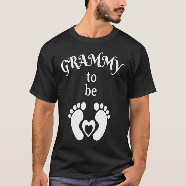 Grammy To Be Pregnancy Announcement for New Baby S T-Shirt (Front)