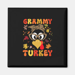 Grammy Turkey Matching Family Thanksgiving Magnet