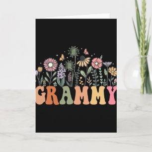 Grammy Wildflower Floral Birthday Baby Shower New  Card