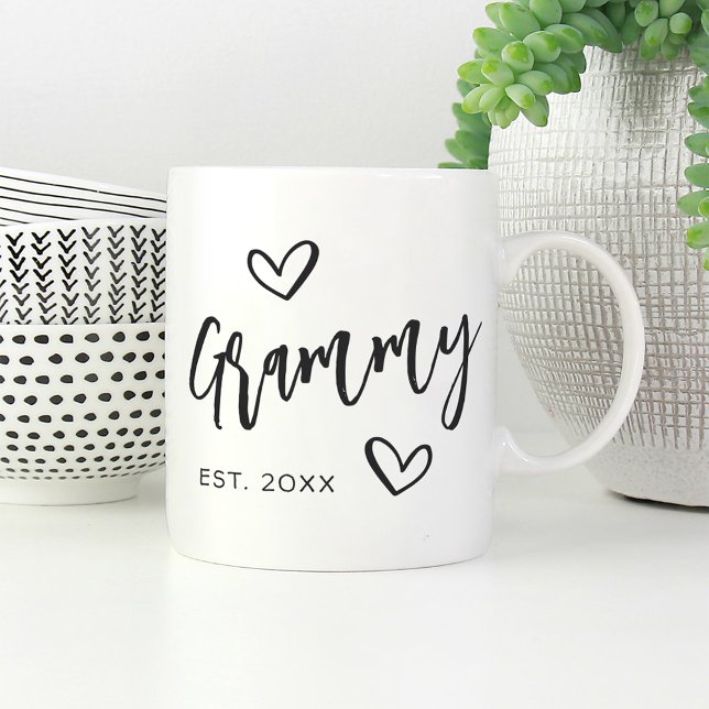 Grammy Year Established Grandma Coffee Mug (Creator Uploaded)