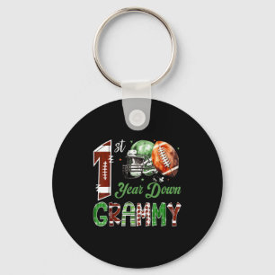 Grammy Year Old Football 1st Key Ring