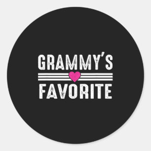 Grammy's Favorite Classic Round Sticker