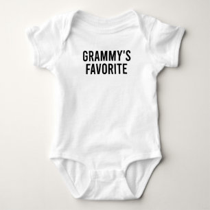 Grammy's Favorite Funny Baby Grandmother Quote Bodysuit