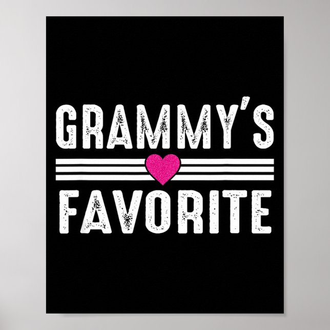 Grammy's Favorite  Poster (Front)