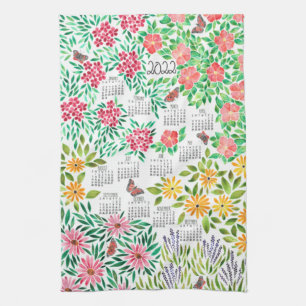 Grammy's Garden Calendar Kitchen Towel