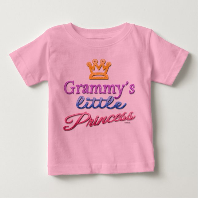 Grammy's Little Princess Baby Toddler T-Shirt (Front)