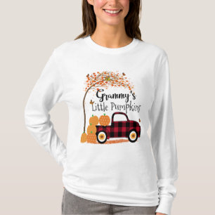 Grammy's Little Pumpkins Red Truck Autumn T-Shirt